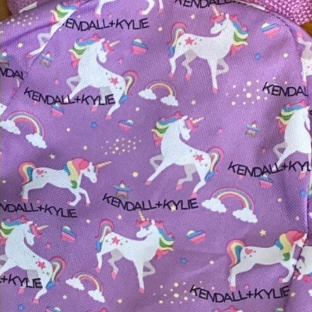Kendal & Kylie Purple Unicorn Mini‎ Backpack. NWT